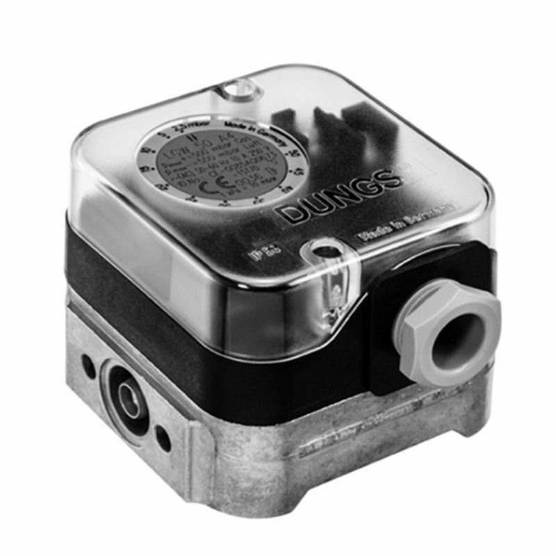 232041 – Dungs LGW 3 A4/2 Differential Air Pressure Switch, 0.4–3 mbar Range, Threaded & Terminal Connection, Max Pressure 500 mbar, IP65