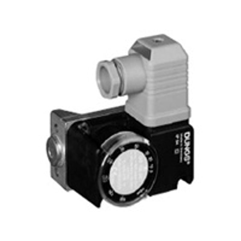 231115 – Dungs GW 500 A6 Gas Pressure Switch, 100–500 mbar Range, Threaded & Plug Connection, Max Pressure 600 mbar, IP54